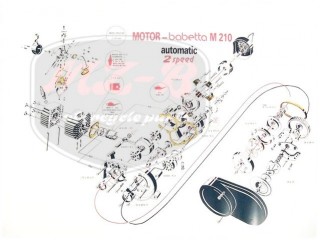 BABETTA 210 SZERELÉSI ÁBRA /B.210 /SZINES 84X60 CM.