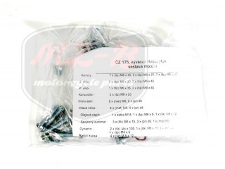 JAWA 355/356 CSAVAR KÉSZLET MOTORBLOKKHOZ/2 KIPUFOGÓS/