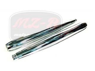 JAWA 350  6V KIPUFOGÓ DOB KRÓMOZOTT /PÁR/