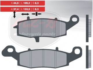 SUZUKI UNIVERZÁLIS TÁRCSAFÉK BETÉT GRT. GS,GSF,SV /BRENTA/