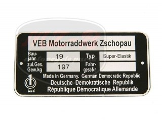 ETZ SUPER.ELASTIK TÍPUSTÁBLA /SUPER ELASTIK/