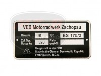 MZ/ES 175/2 TÍPUSTÁBLA /ES175/2/