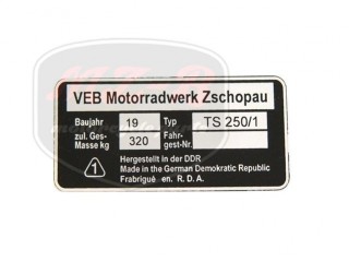 MZ/TS 250/1 TÍPUSTÁBLA /TS250/1/