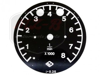 ETZ UNIVERZÁLIS FORDULATSZÁM MÉRŐ ÓRA SZÁMLAP