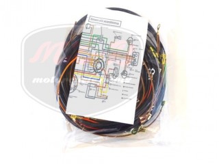 SIMSON 51 KÁBELKÖTEG /BEKÖTÉSI RAJZZAL/ /MEGSZAKÍTÓS/