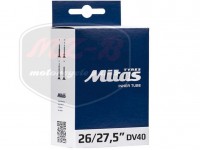 Mitas Kerékpár Tömlő 28/47-584/597 26/27,5x1,10/1,75 DV40 Mitas kerékpár tömlő