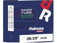 Rubena Kerékpár Tömlő 47/62-622/635 28/29X1,75/2,45 AV40 Slug Self Sealant Rubena kerékpár tömlő