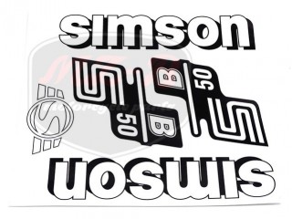 SIMSON 50 MATRICA KLT. S50B FEHÉR