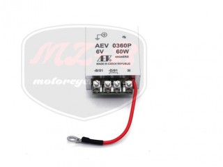 JAWA 559 FESZÜLTSÉGSZABÁLYZÓ "+" 6V 60W
