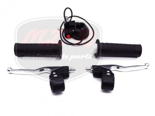 KÍNAI ROBOGÓ POCKET BIKE FÉK/KUPLUNG KAR HÁZ + GÁZCSŐ KPL. /PÁRBAN/