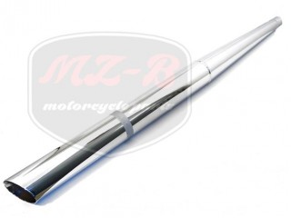 MZ/TS 150 KIPUFOGÓ DOB KRÓMOZOTT /SZALÁMI VÉG/