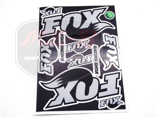 EGYÉB UNIVERZÁLIS MATRICA KLT. FOX /EZÜST/ RACING SHOX