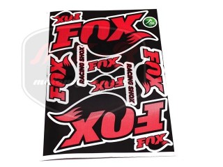 EGYÉB UNIVERZÁLIS MATRICA KLT. FOX /PIROS/ RACING SHOX