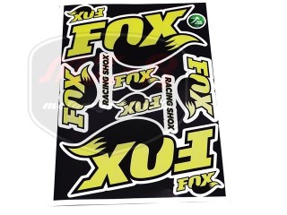 EGYÉB UNIVERZÁLIS MATRICA KLT. FOX /SÁRGA/ RACING SHOX